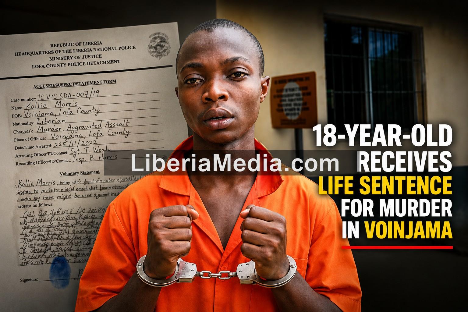 18-Year-Old Receives Life Sentence for Murder Case in Voinjama Lofa County Liberia