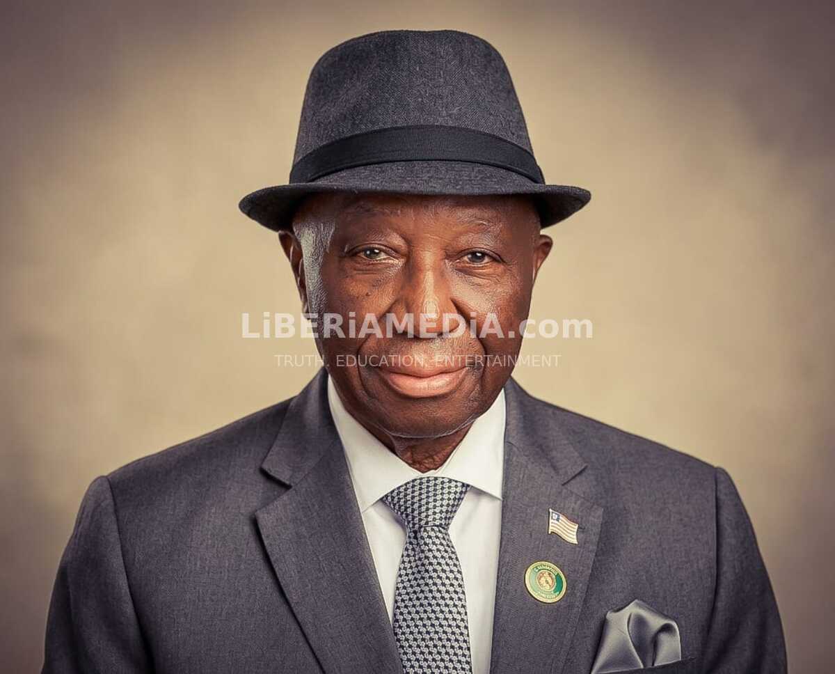President Joseph Boakai receives the Liberia National Health Insurance Bill at the Executive Mansion