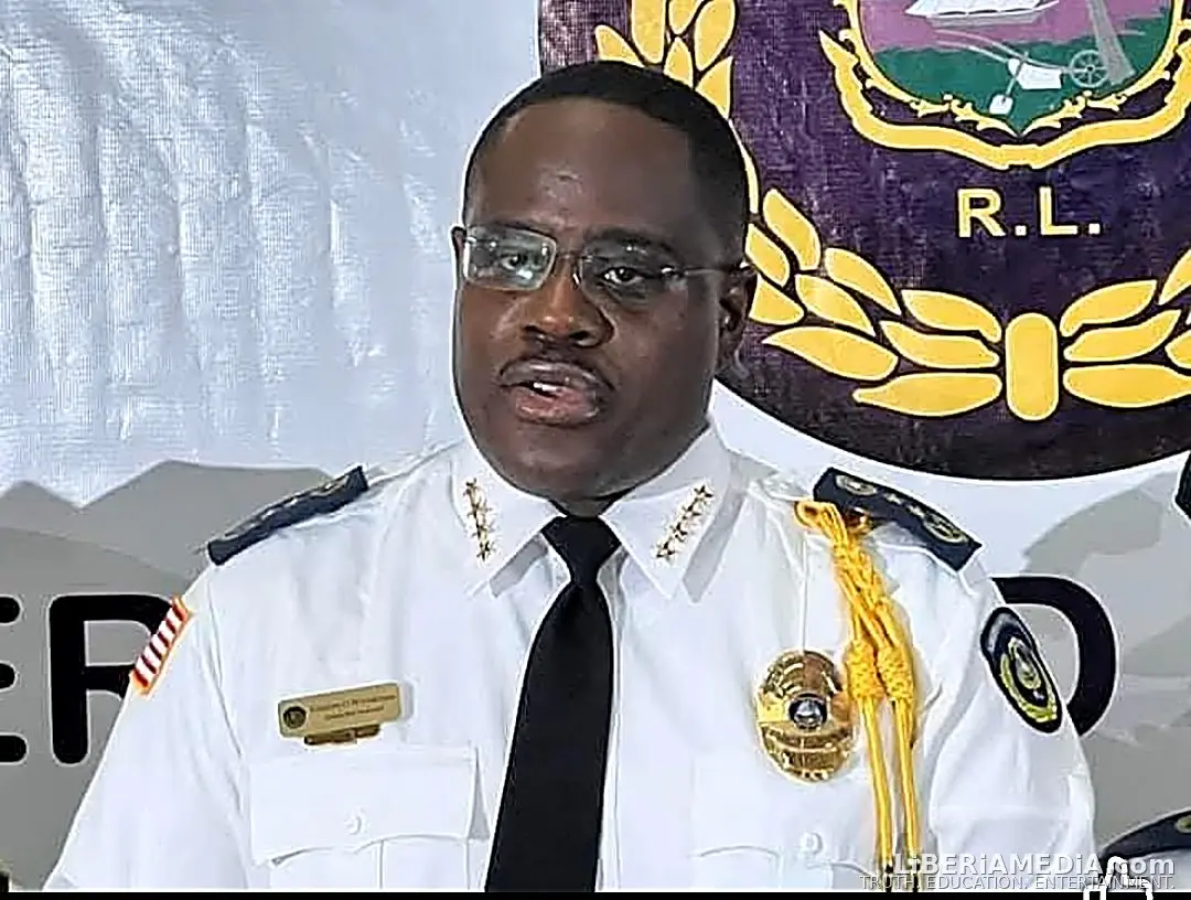 Liberia Police Inspector General Gregory Coleman